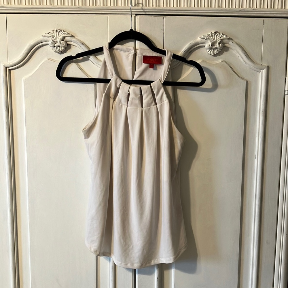 Jennifer Lopez XS white sleeveless top